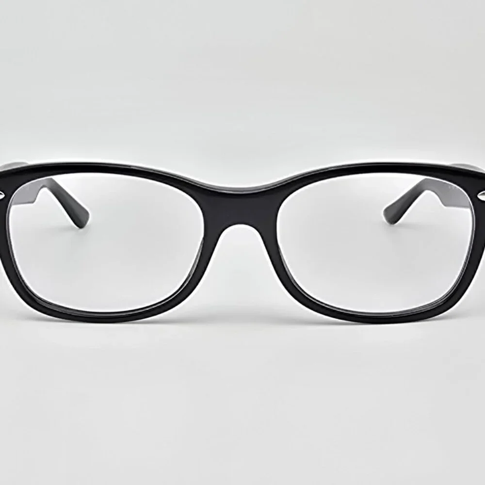 Ray-Ban RB1528 3542 New Wayfarer Junior Polished Black Kid Eyeglasses Frame 48mm